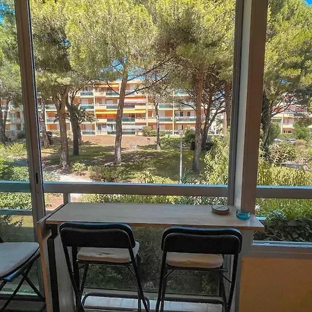 T2 30m2 Proche Plage, Renove Et Equipe بورم لي ميموزا